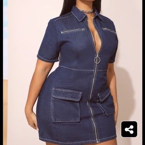 Pretty Little Things Denim Dress